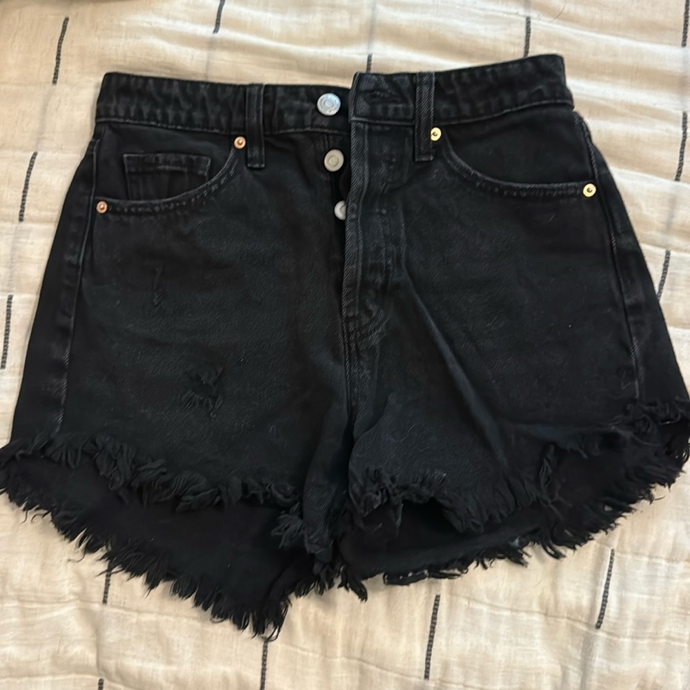 Wild Fable black denim shorts